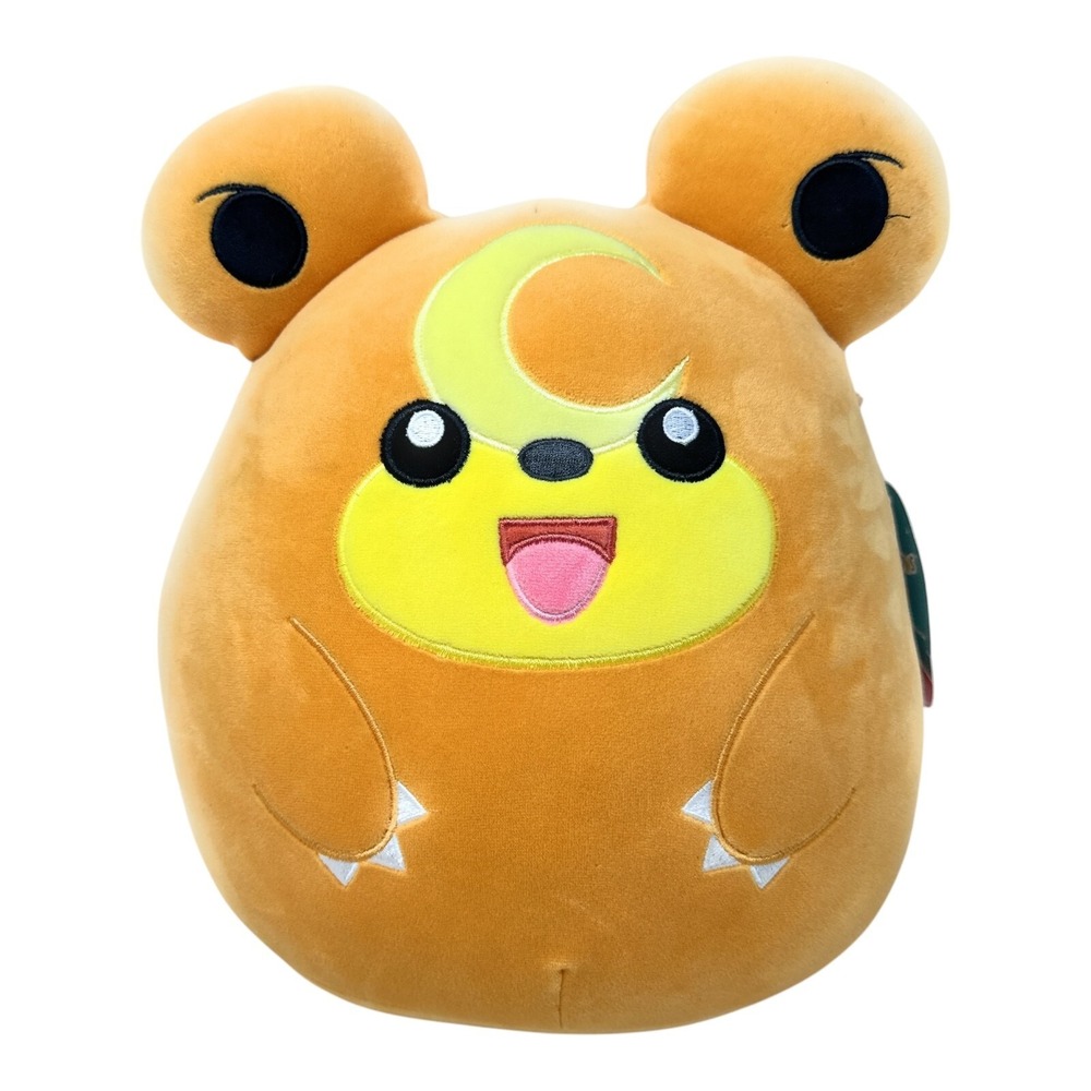 Squishmallows Pokemon Teddiursa 10" Plush Ursaring Teddy Bear Moon 2024